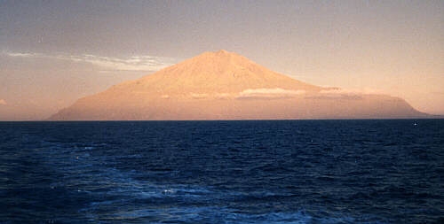 Tristan de Cunha Volcano Picture