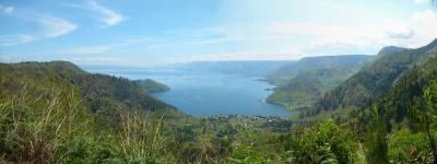 Lake Toba as seen from the north (Picture by Adonara Mucek)
