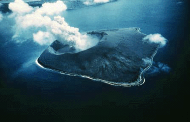 Anak Krakatau. Photograph courtesy of and copyrighted by Robert   Decker.