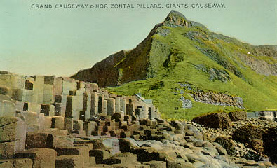 Postcard of the Grand Causeway & Horizontal Pillars at Giants Causeway.
