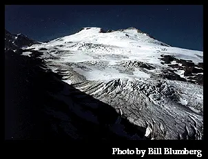 Easton Glacier near the summit of Mt. Baker.