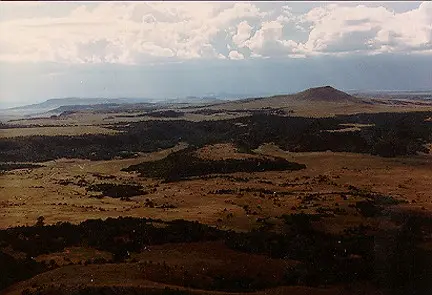 View to the west-northwest of Capulin Mountain