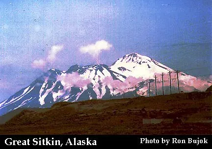Another view of Great Sitkin from afar