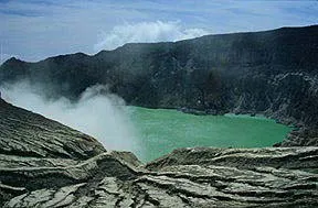 The active crater at Kawah Ijen