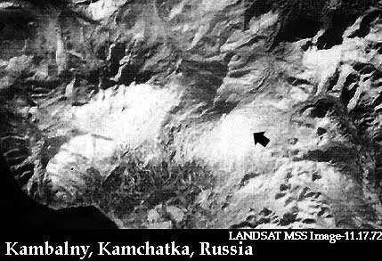 Sopka Kambalnaia, is a compound strato volcano on the southern end of a short ridge of older destroyed volcanoes