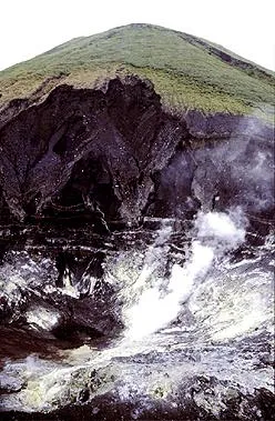 Crater on Lokon