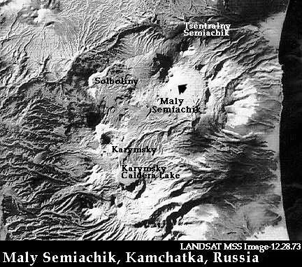 Maly Semiachik from space