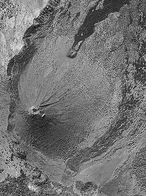 Vertical aerial photograph of Pacaya
