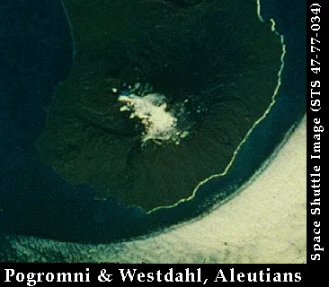Space shuttle view of Westdahl
