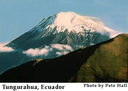 Top of Tungurahua from afar