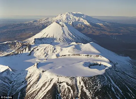 Tongariro and volcanoes in the same volcano chain, aka Mt Doom from Lord of the Rings (Image from Corbis)