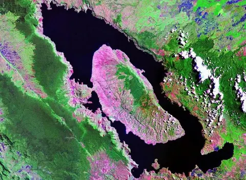 Landsat image of Toba from NASA